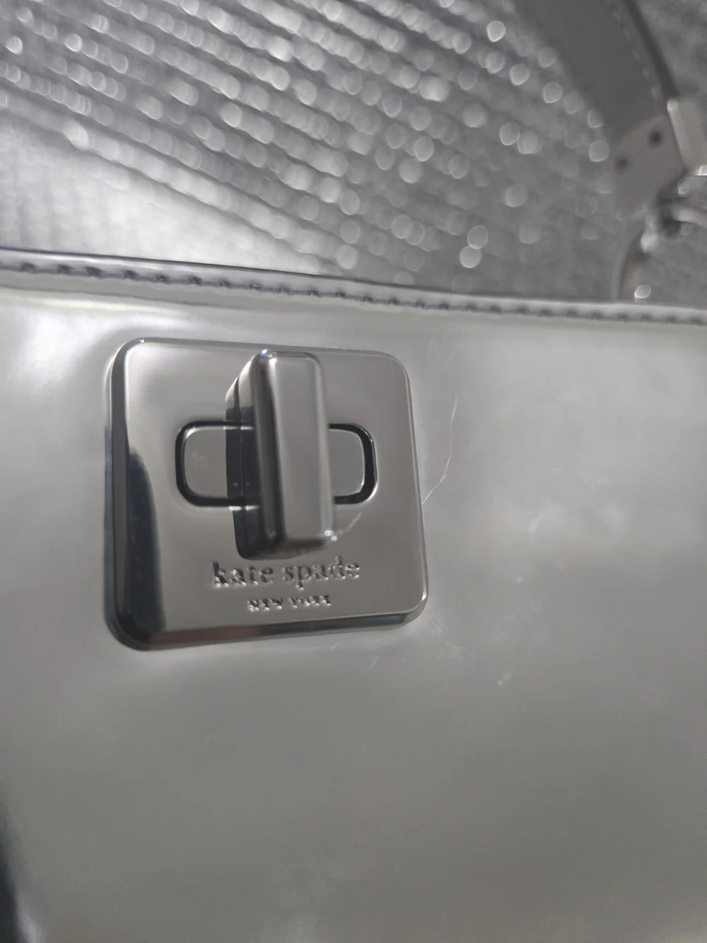 kate spade chic silver